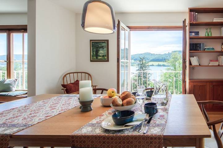 Ganze Wohnung, Fewo Rebberg , fantastischer Seeblick aus allen Zimmern, ruhige Sonnenlage in Öhningen, Untersee