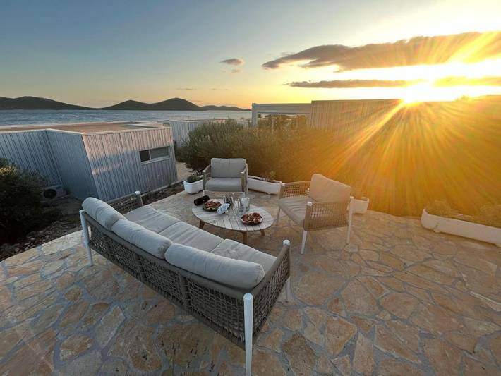 Villa pour 6 personnes, avec jardin et vue à Drage (Pakoštane)