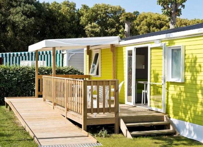 Camping pour 6 personnes, avec bassin pour enfant à Sérignan