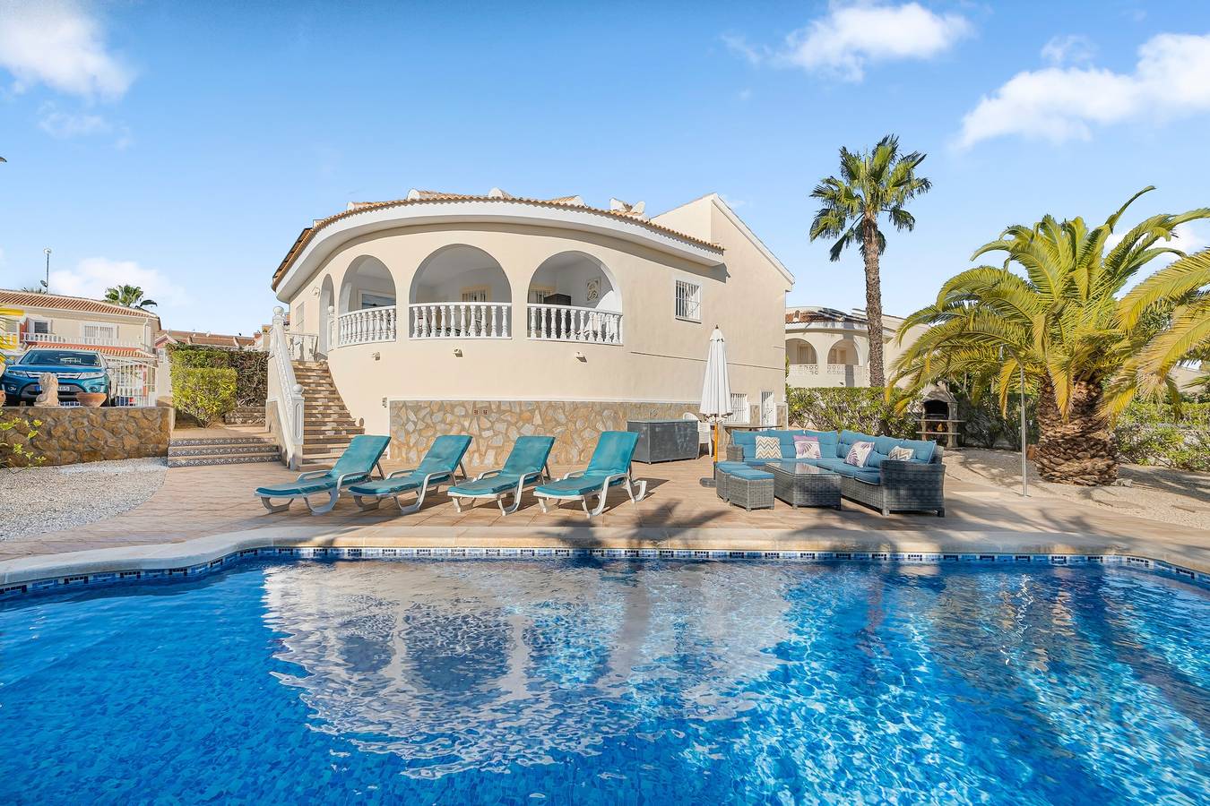 Villa avec piscine privée, jardin, climatisation et Wi-Fi in Rojales, Costa Blanca