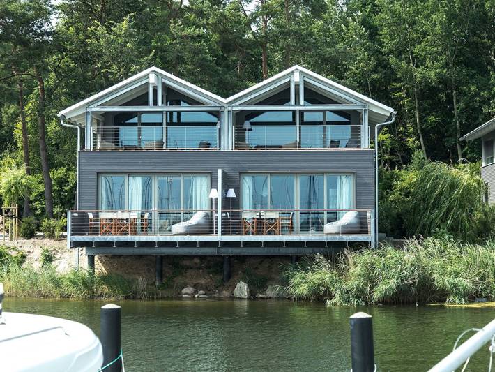 Ferienwohnung für 6 Personen, mit Balkon und Terrasse sowie Sauna und Seeblick in Gustow - 3