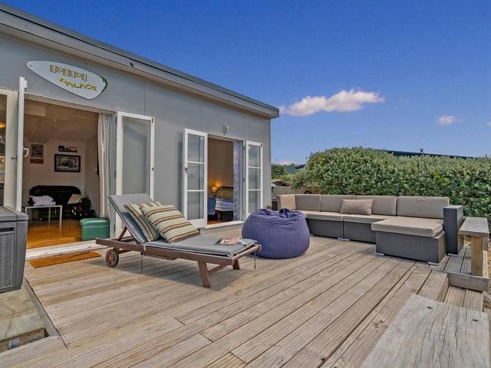 Ferienhaus für 8 Personen, mit Garten und Ausblick in Neuseeland