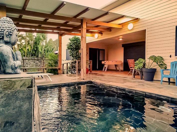 Location de vacances pour 8 personnes, avec vue ainsi que piscine et jardin à Manapy les Bains - 3