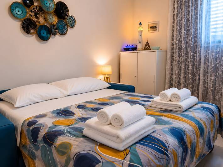 M.a.g.a. Holiday House – Studio met zeezicht, privéparking en centrale ligging