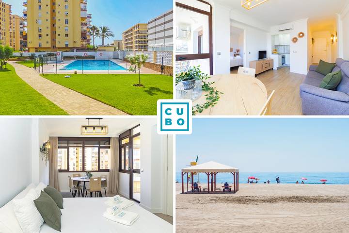 Apartamento para 4 personas, con balcón y vistas al mar en La Colina Torremolinos
