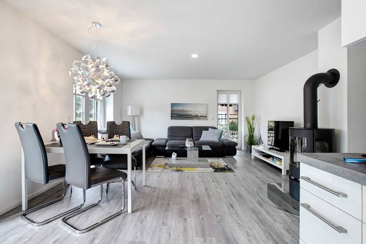 Ferienwohnung für 4 Personen, mit Garten und Sauna in Klanxbüll