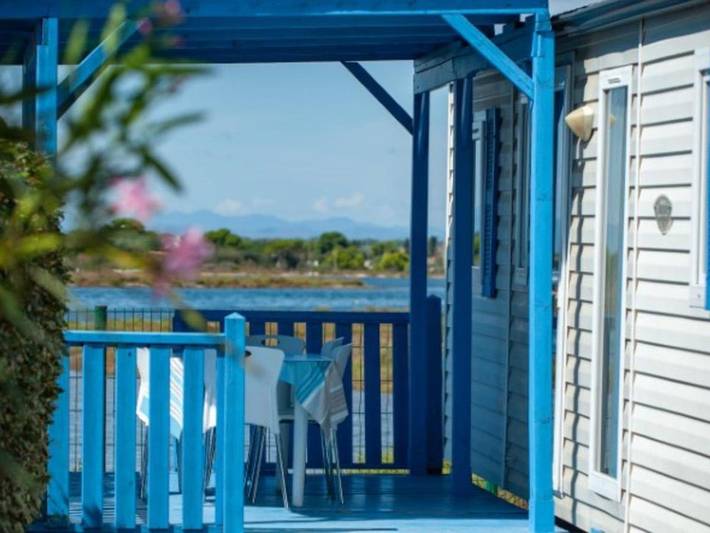 Camping pour 6 personnes, avec terrasse à Marseillan