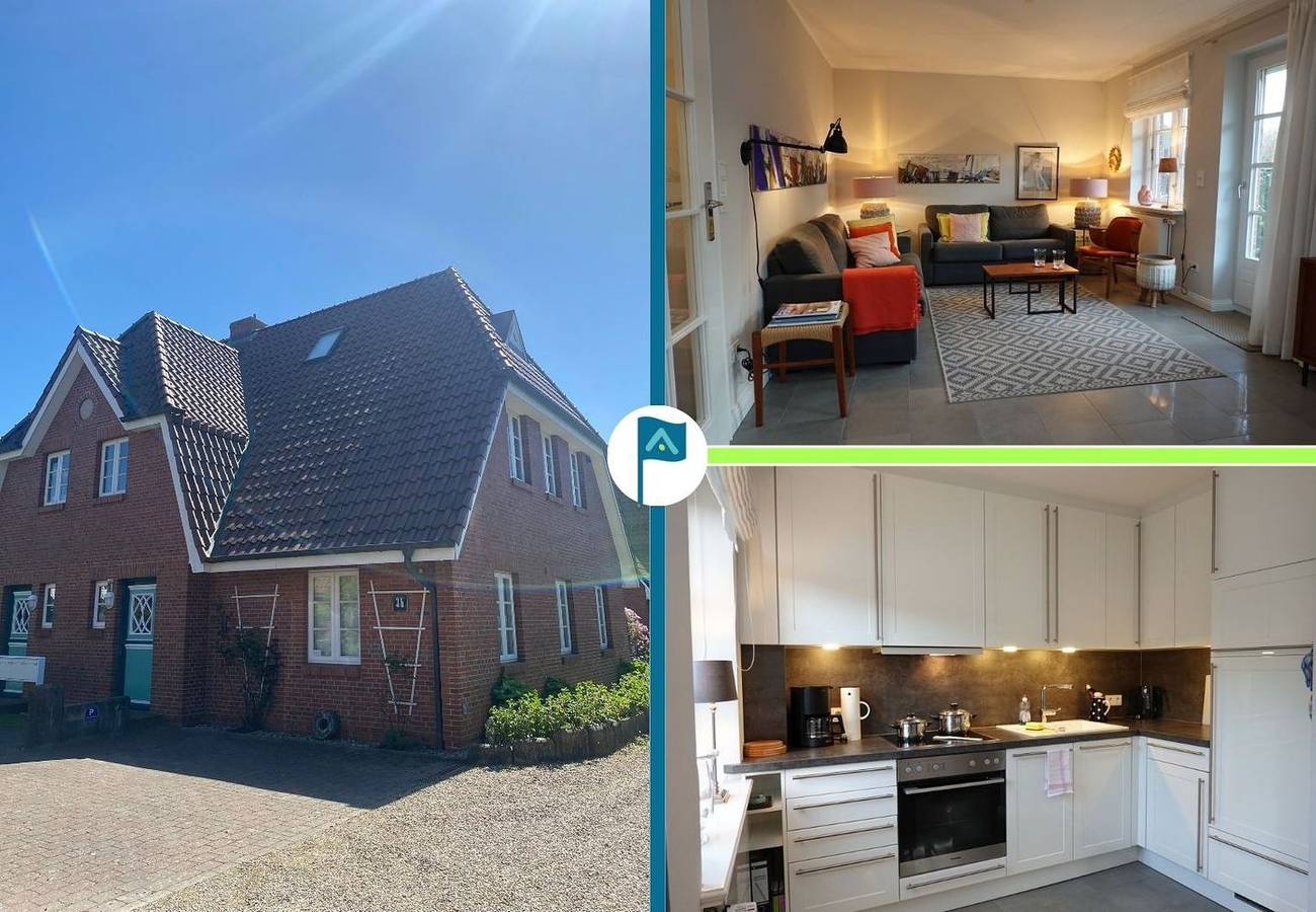 Ganze Wohnung, Ferienwohnung Hanneke – Komfort & Ruhe im Herzen von Wyk in Wyk auf Föhr (Stadt), Wyk auf Föhr