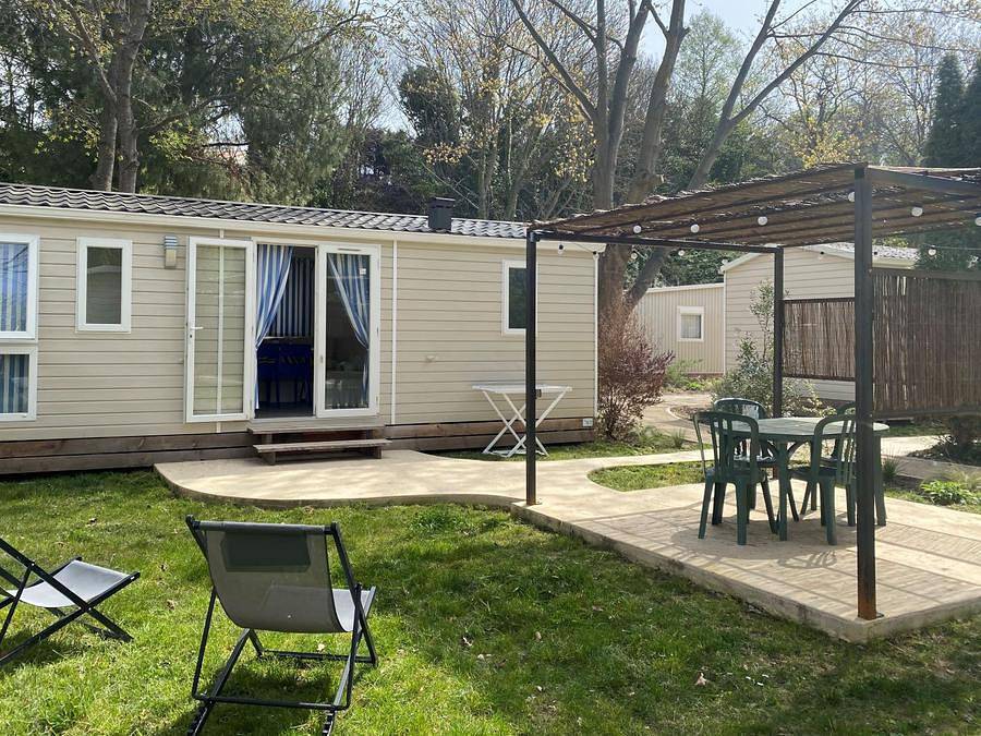 Camping Portes de Canigou - Mobile home 4 persons - 2 bedrooms - Tv - Clim - Plancha in Prades, Prades region