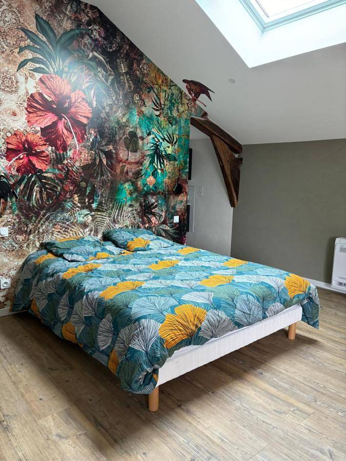 Double Room with Mountain View in Moirans, Isère