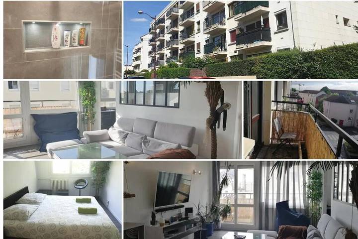 Gîte pour 4 personnes, avec balcon à Villiers-sur-Marne - 3