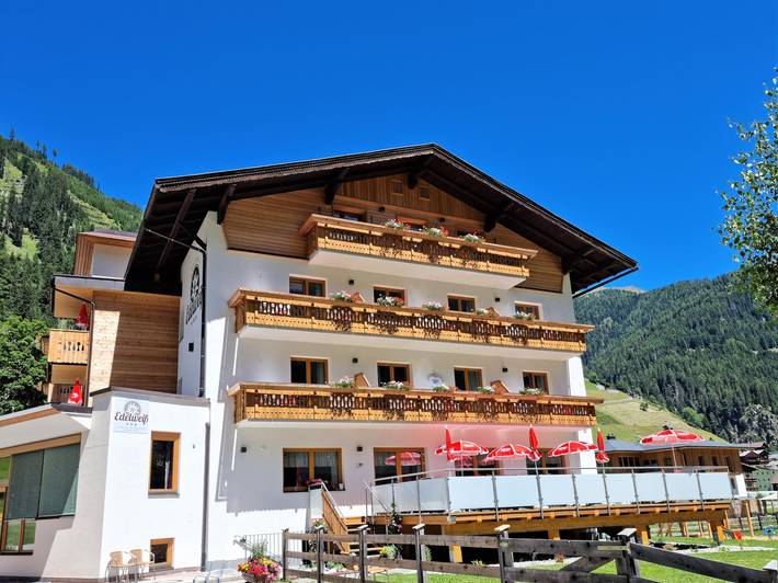 Hotel für 4 Personen, mit Balkon und Terrasse sowie Garten und Sauna in Sankt Jakob in Defereggen