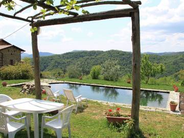 Gîte pour 6 personnes, avec piscine et jardin à Mulazzo