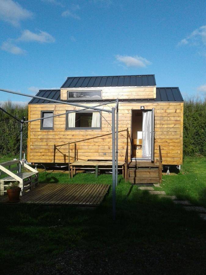 Tiny house sur la Presqu'île Sauvage in Lanmodez, Côte de Granit Rose