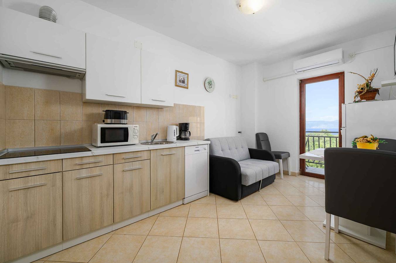 Ganze Ferienwohnung, Ferienwohnung mit Klimaanlage  in Raša, Ostküste Istrien