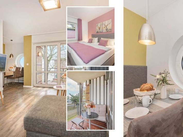 Ferienwohnung für 3 Personen, mit Balkon auf Usedom