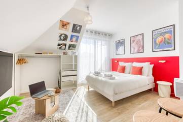 Gîte pour 2 personnes, avec balcon et vue à Bobigny