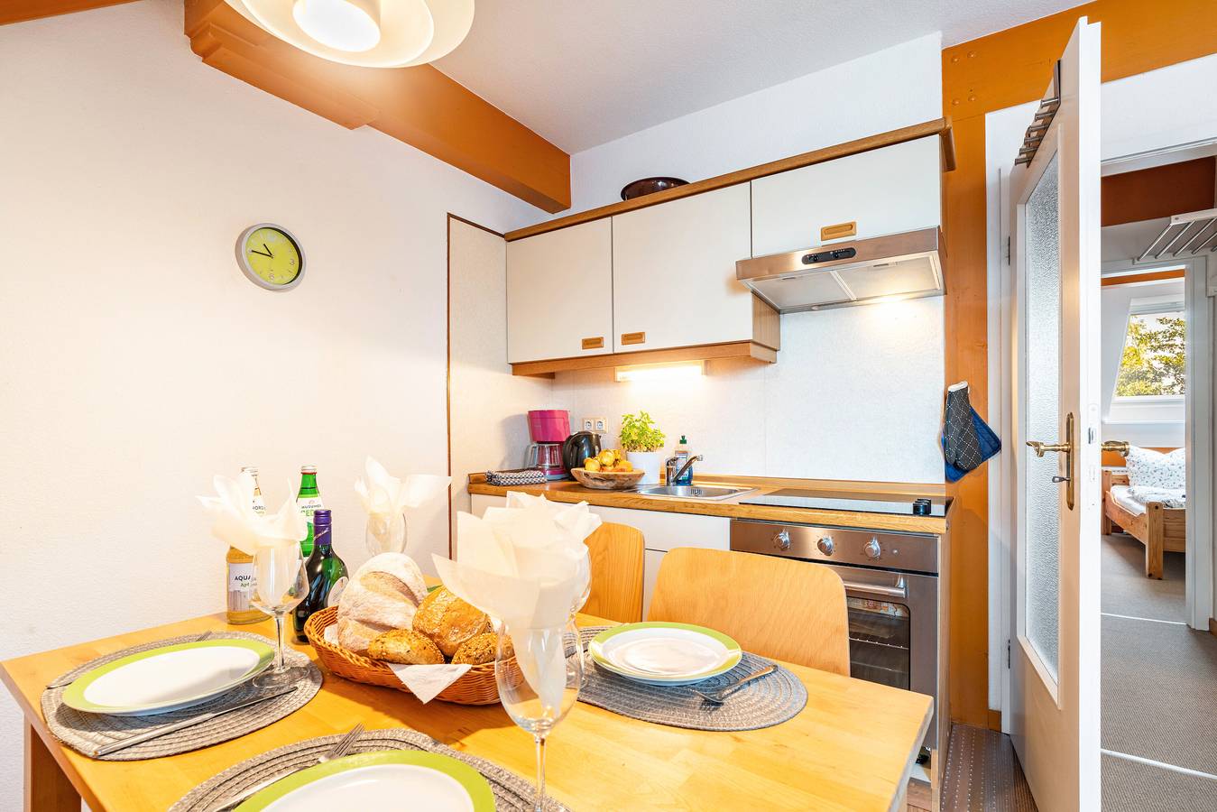Ganze Wohnung, Apartment 'Watt'n Stuuv' mit Gemeinschaftsgarten und Wlan in Pellworm, Nordfriesische Inseln