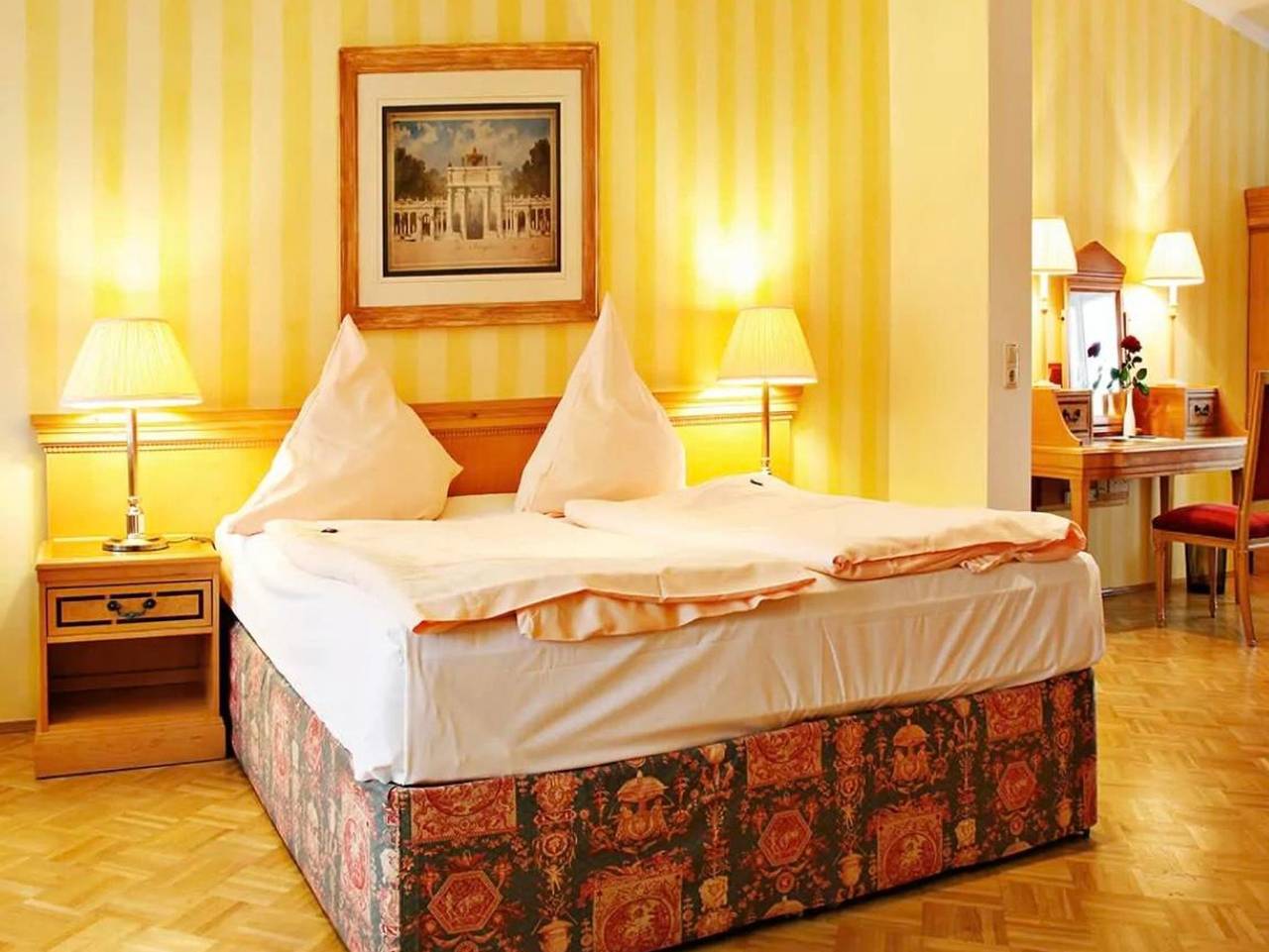 Weinhaus Wöhler - Doppelzimmer in Schwerin, Schweriner See