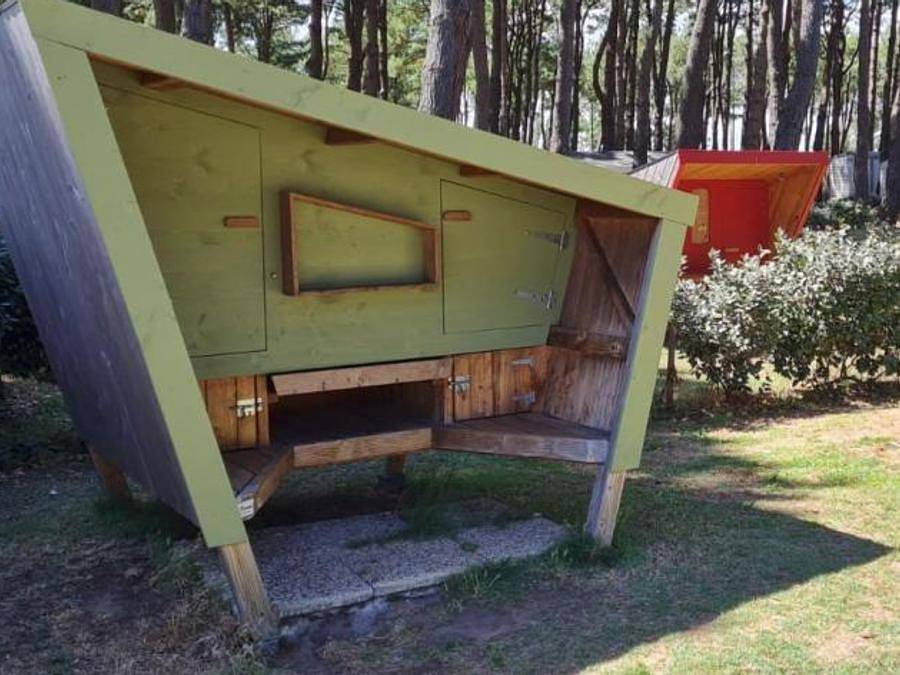 Camping Ushuaïa Villages L'estuaire - Unique 2 personnes - Randoétapes - Structure bois + électricité in Paimbœuf, Vallée de la Loire