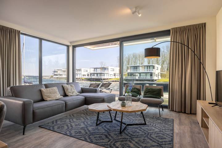 Ferienhaus für 6 Personen, mit Garten und Seeblick in Arnemuiden