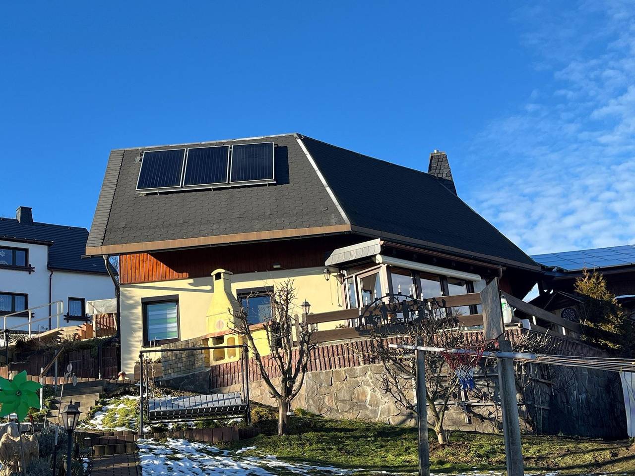 Ferienhaus Pöhlablick - Ferienhaus, Dusche, Wc in Schwarzenberg (Erzgebirge), Erzgebirge