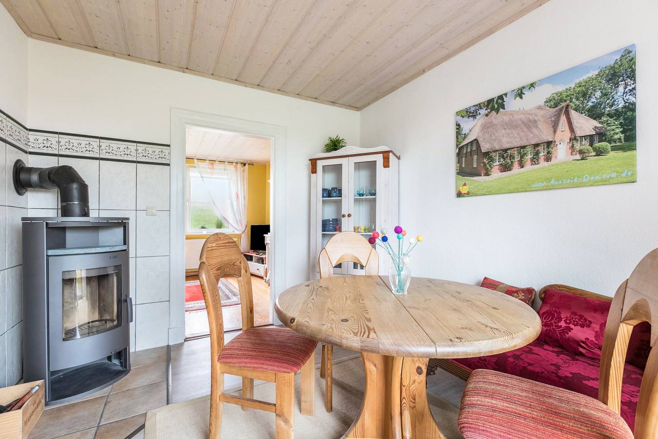 Ferienhaus 'Auszeit Il Am Deich Auf Nordstrand' mit privater Terrasse, privatem Garten und Wlan in Nordstrand (Gemeinde), Nordseeküste