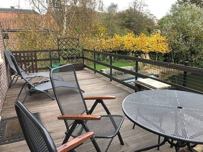 Vakantiehuis voor 3 personen, with tuin and terras as well as sauna in Langedijk