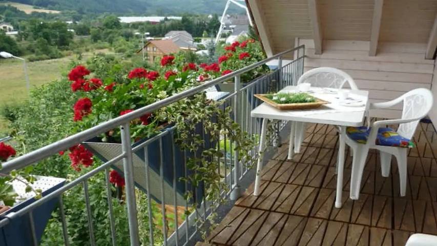 Ferienhaus für 4 Personen, mit Balkon