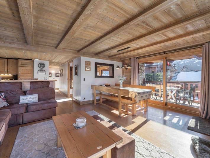 Ferienwohnung für 6 Personen, mit Terrasse in Courchevel
