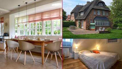 Ferienhaus für 6 Personen, mit Sauna und Garten, mit Haustier in Borgsum