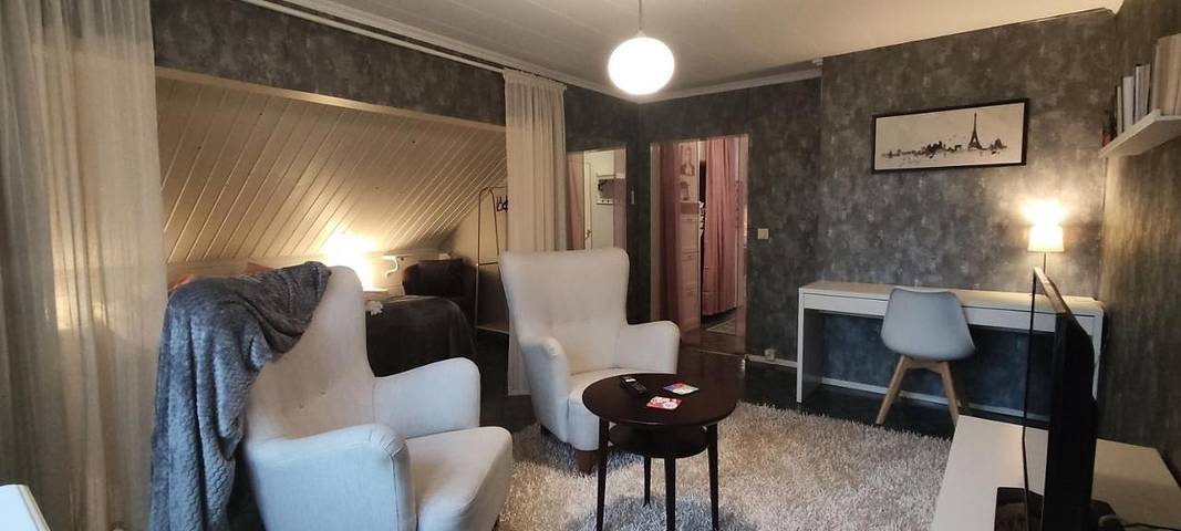 Appartement de vacances pour 3 personnes, avec jardin ainsi que vue et terrasse