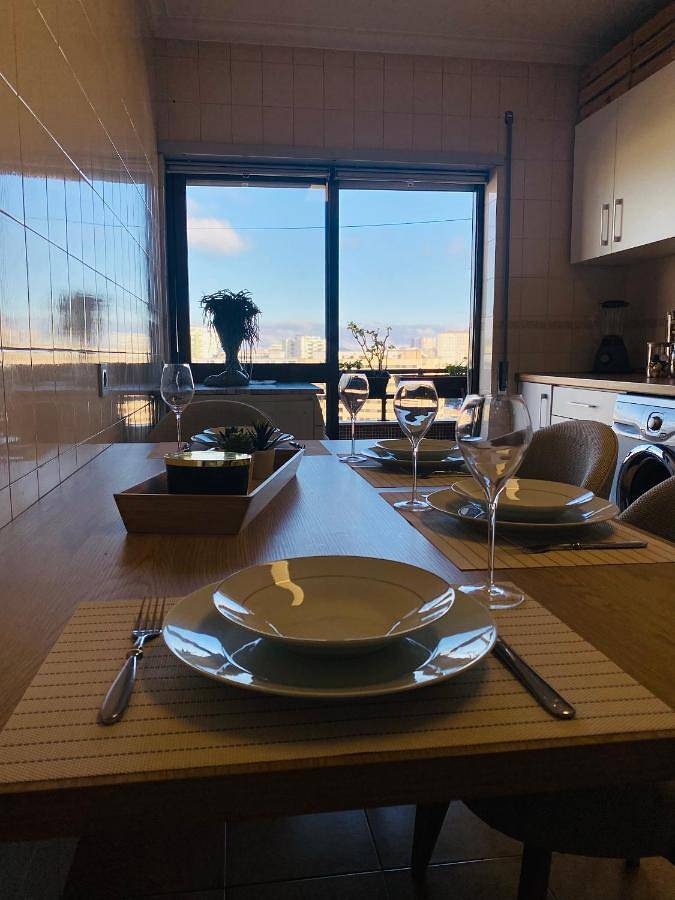 Apartamento para 4 personas, con terraza y vistas, Se admiten mascotas en Braga