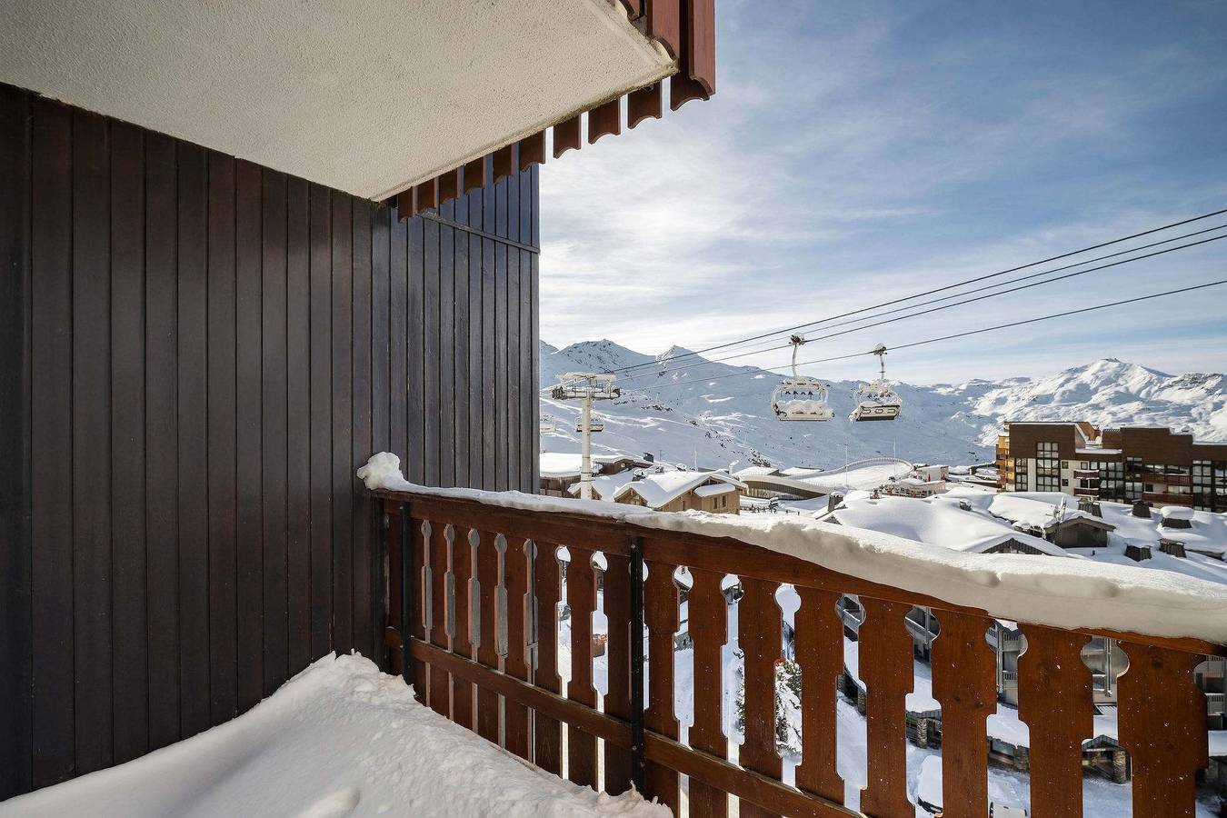 Ganze Wohnung, Ski-in Chalet-Style View Flat in Val Thorens, Les Trois Vallées