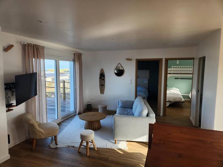 Location de vacances pour 6 personnes, avec vue et jardin dans Plage de Saint-Marguerite sur Mer - 4