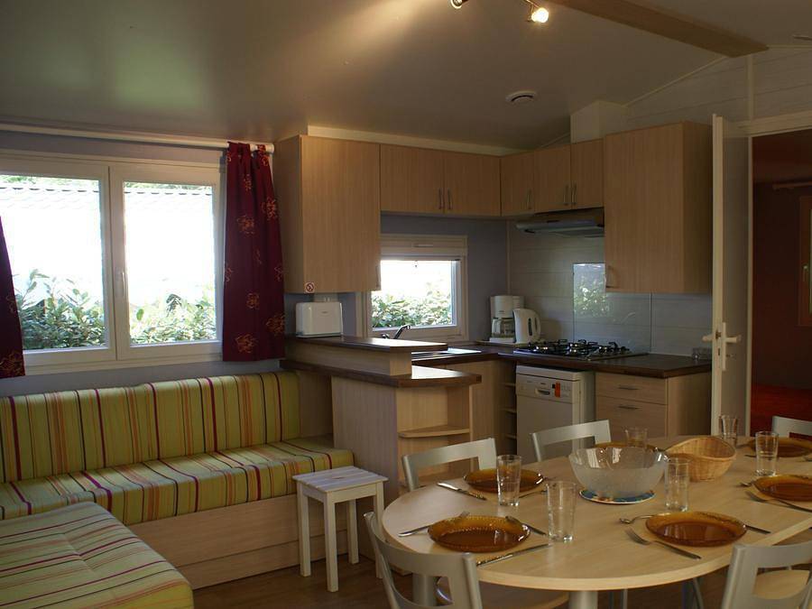 Camping Le Capelan - Mobilhome 6 personas - Louisiane Zen - Florès - 3 habitaciones - Tv in Meyrueis, Cevenas