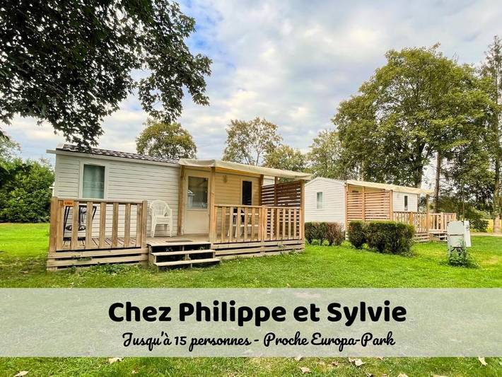Chambre d’hôte pour 5 personnes, avec jardin ainsi que vue et piscine à Boofzheim