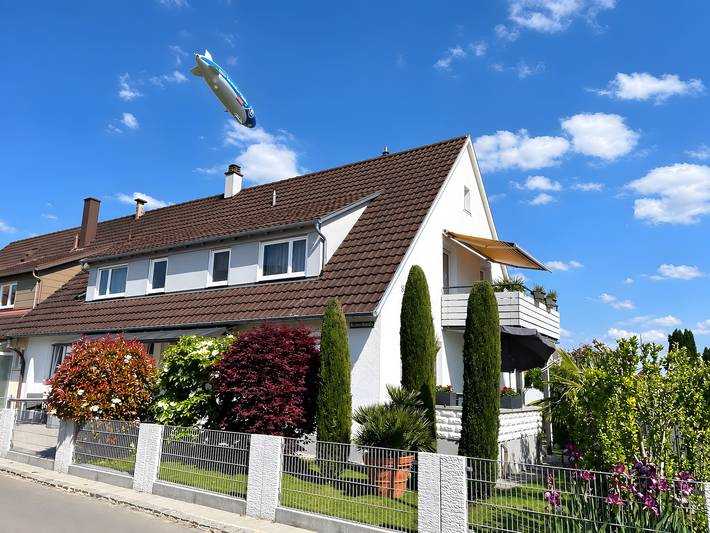 Ganze Wohnung, Ferienwohnung 'Zeppelin N T' mit Terrasse und Wi-Fi in Friedrichshafen, Region Bodensee-Oberschwaben