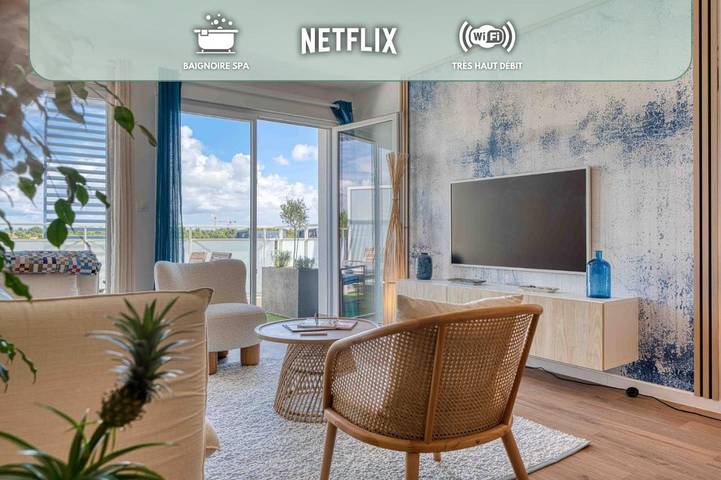 Appartement de vacances pour 6 personnes, avec Balcon et Jacuzzi
