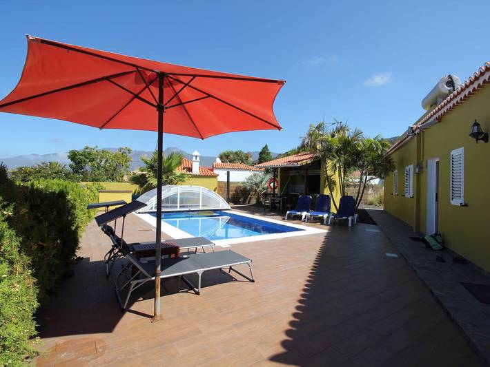 Ferienhaus für 7 Personen, mit Terrasse und Garten sowie Sauna, kinderfreundlich auf den Kanaren