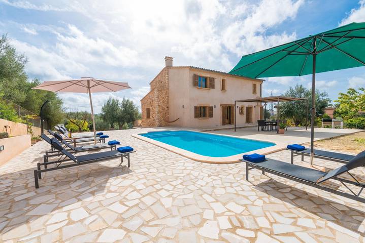 Casa Puig De Na Franquesa - Villa with private pool in Manacor. Free WiFi in Son Talent, Manacor