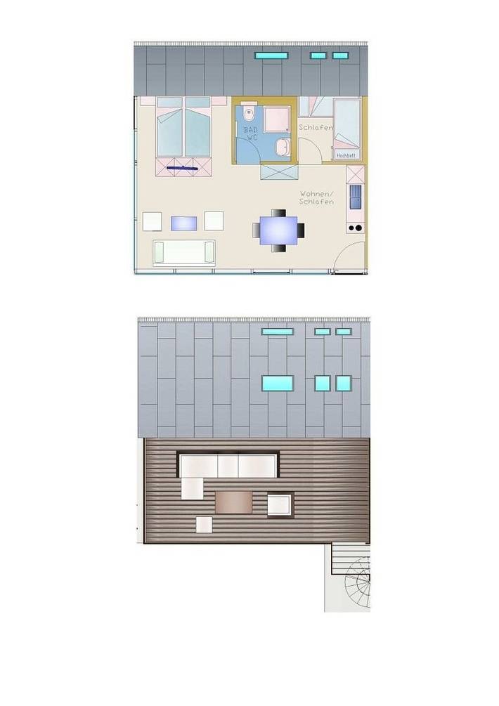 Ferienwohnung für 4 Personen, mit Terrasse in Geierswalde - 3