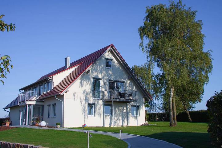 Ferienhaus für 4 Personen, mit Balkon/Terrasse und Terrasse sowie Garten in Rothenburg ob der Tauber