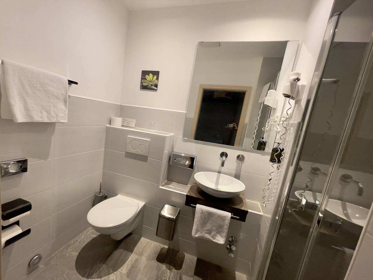 Hotel Central - Einzelzimmer mit Balkon in Bamberg, Fränkisches Weinland