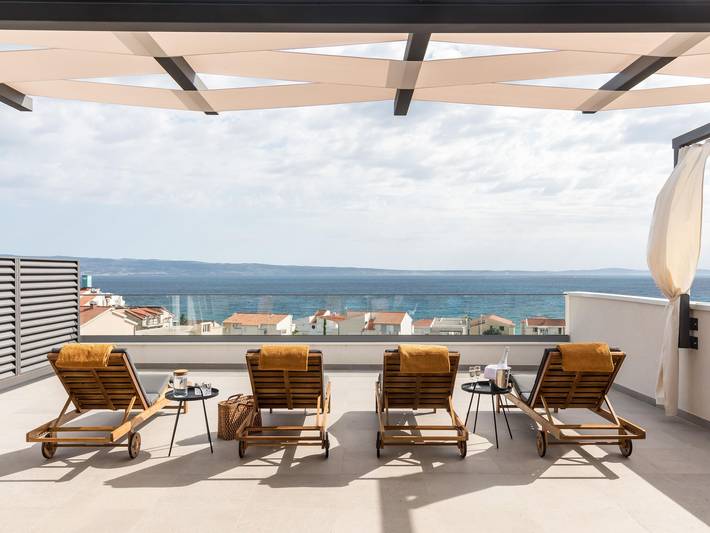 Maison de vacances pour 4 personnes, avec Terrasse à Podstrana
