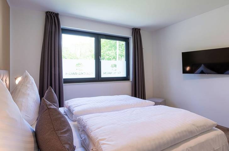 Ganze Wohnung, Ferienwohnung „Silberreiher“ mit Balkon in Krakow am See in Am Wadehäng, Krakow am See