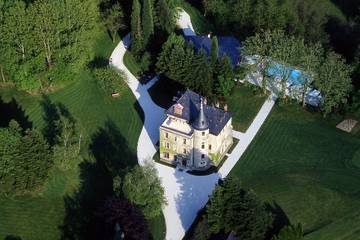 Gîte pour 8 personnes, avec piscine et jacuzzi ainsi que sauna et jardin à Coise-Saint-Jean-Pied-Gauthier
