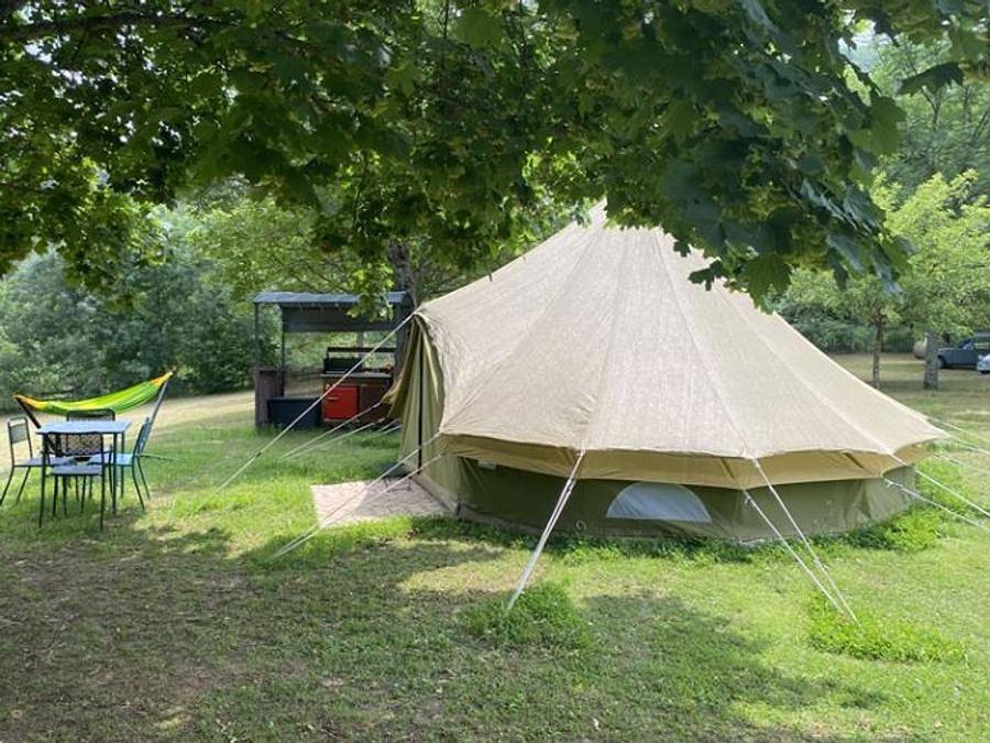 Camping La Molière  - Tente 3 personnes - Tente in Vebron, Parc national des Cévennes