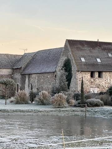 Gîte pour 8 personnes, avec terrasse à Sablonnières