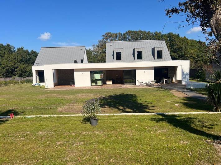 Maison de vacances pour 14 personnes, avec Terrasse ainsi que Jardin et Vue dans Quimiac